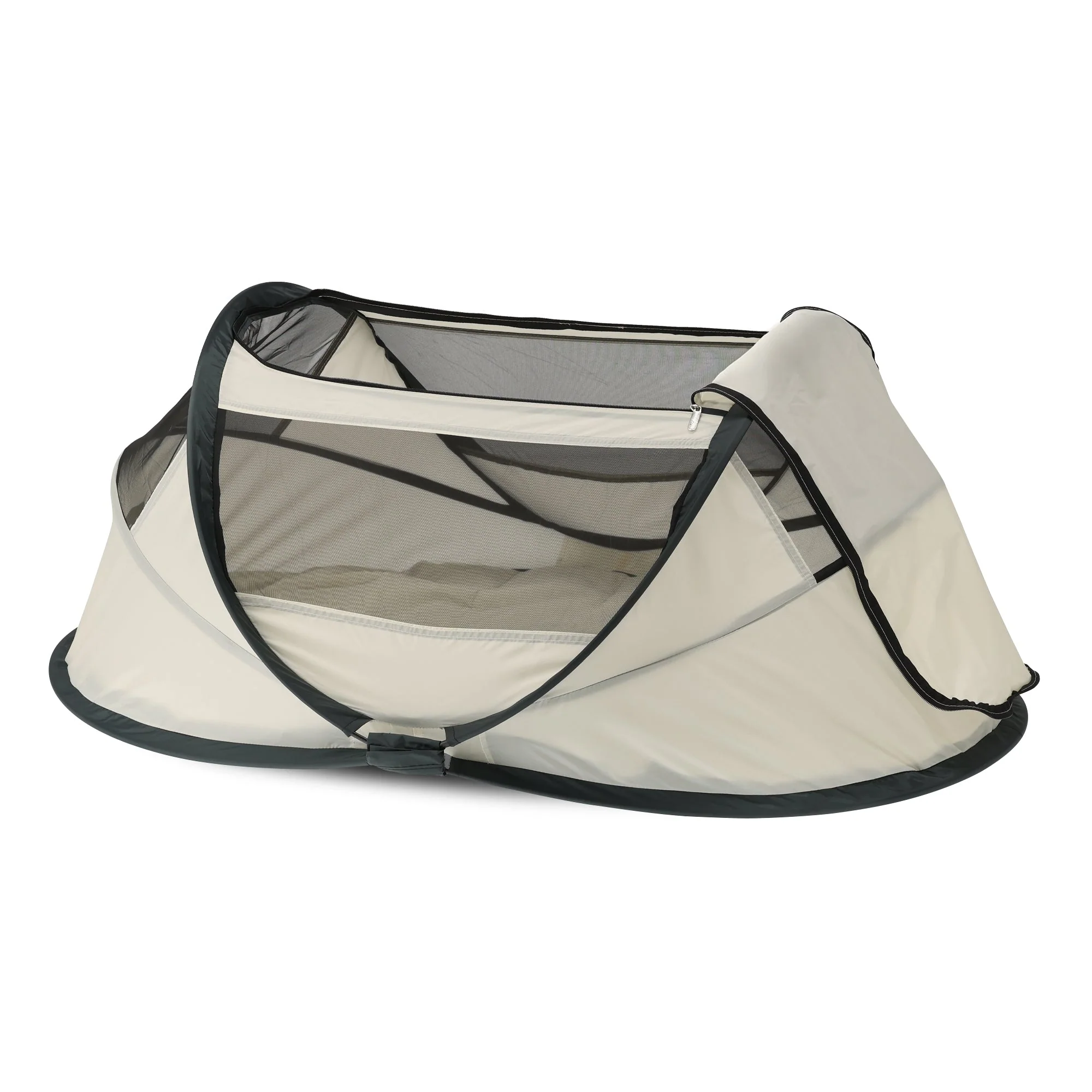 BabyBox tienda para bebés Cuna de camping + colchón - Crema - Image 4