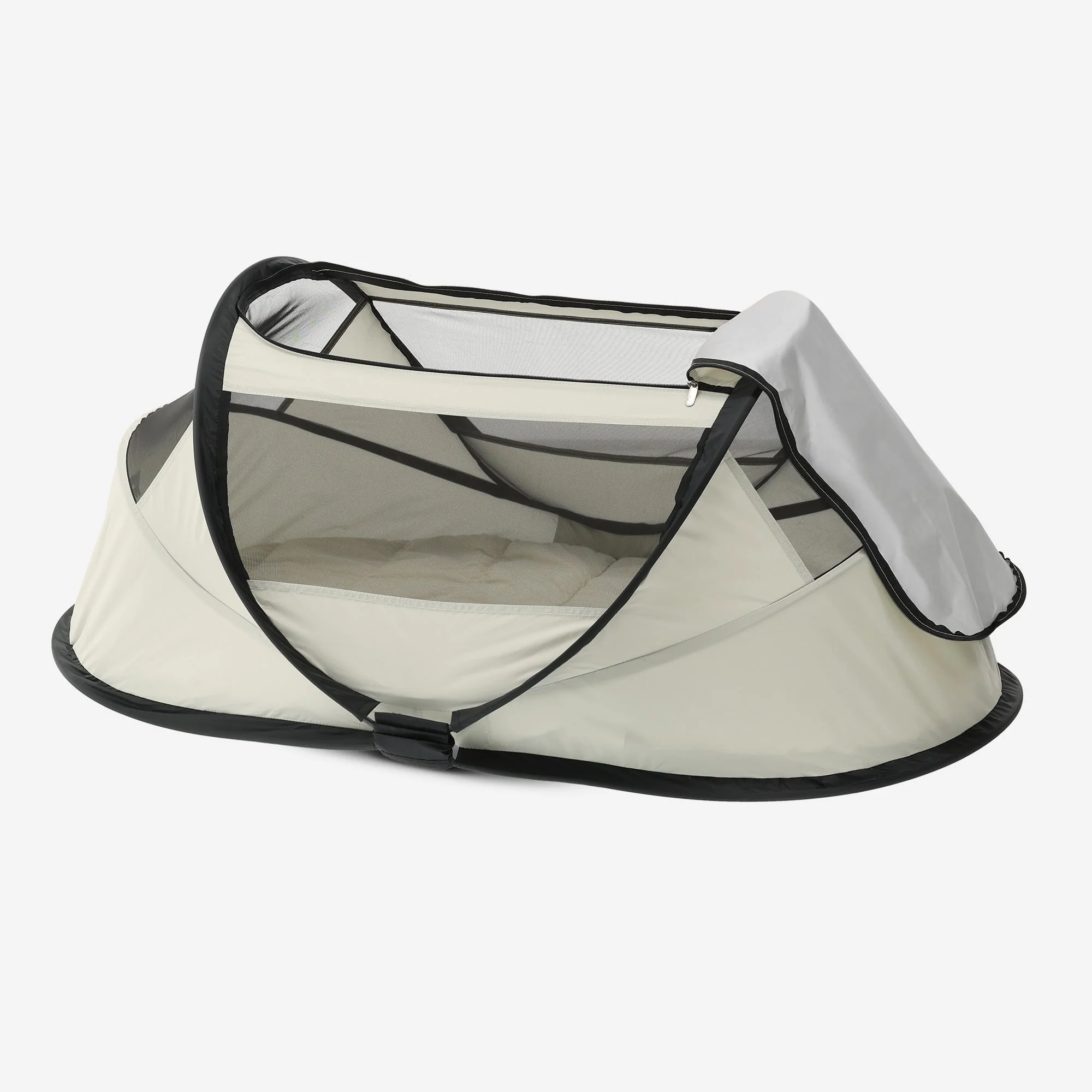 BabyBox tienda para bebés Cuna de camping + colchón - Marfil - Image 10