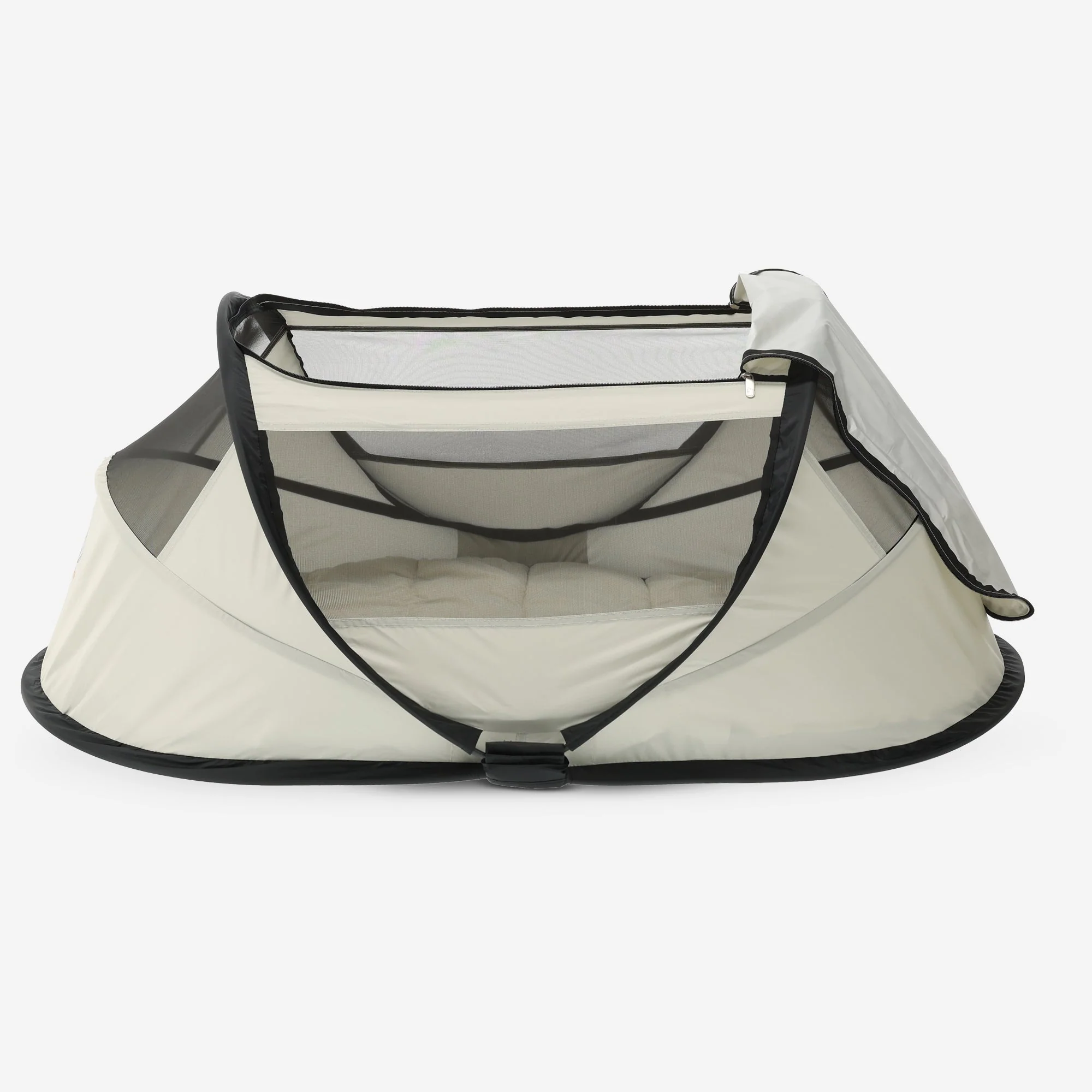 BabyBox tienda para bebés Cuna de camping + colchón - Marfil - Image 4