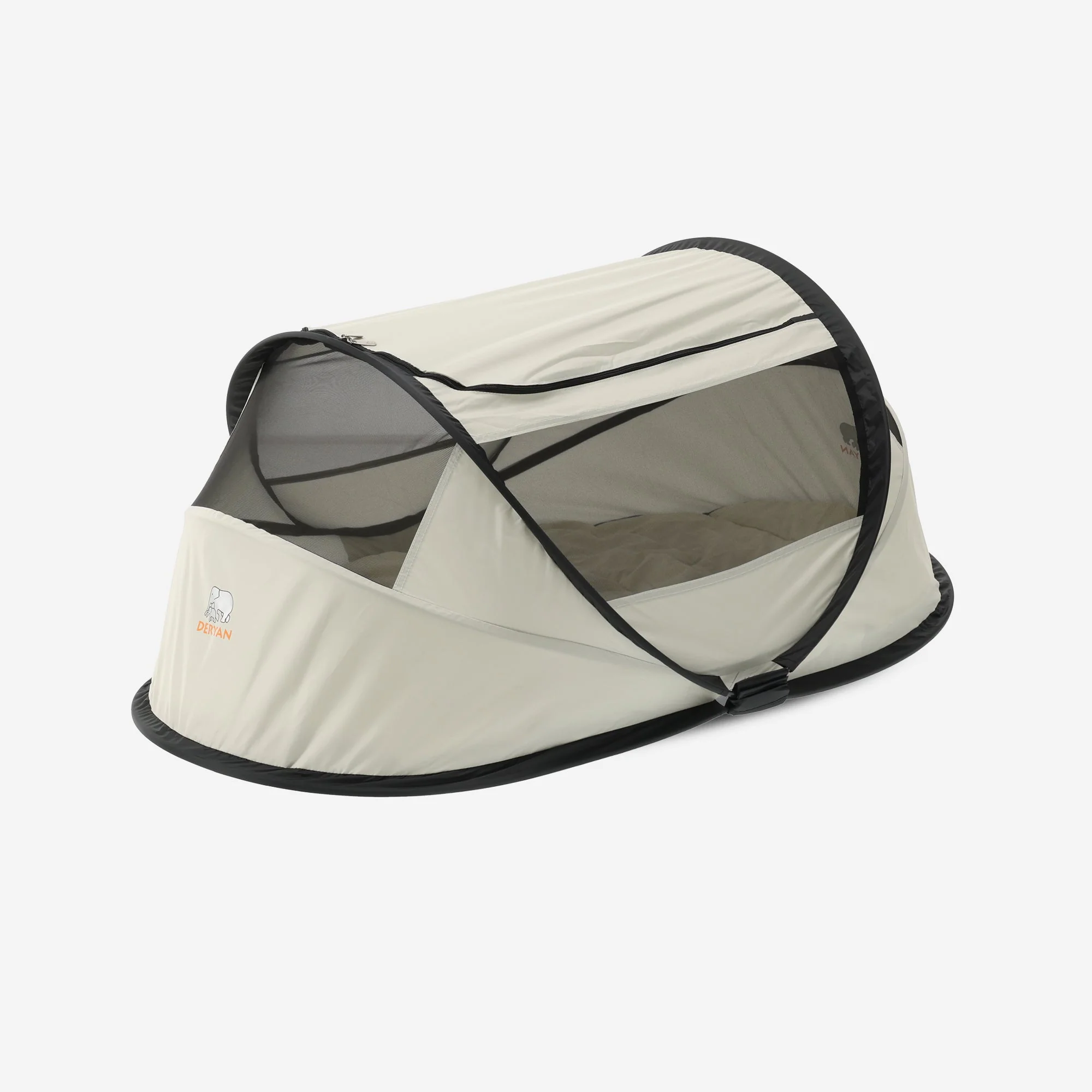 BabyBox tienda para bebés Cuna de camping + colchón - Marfil - Image 9
