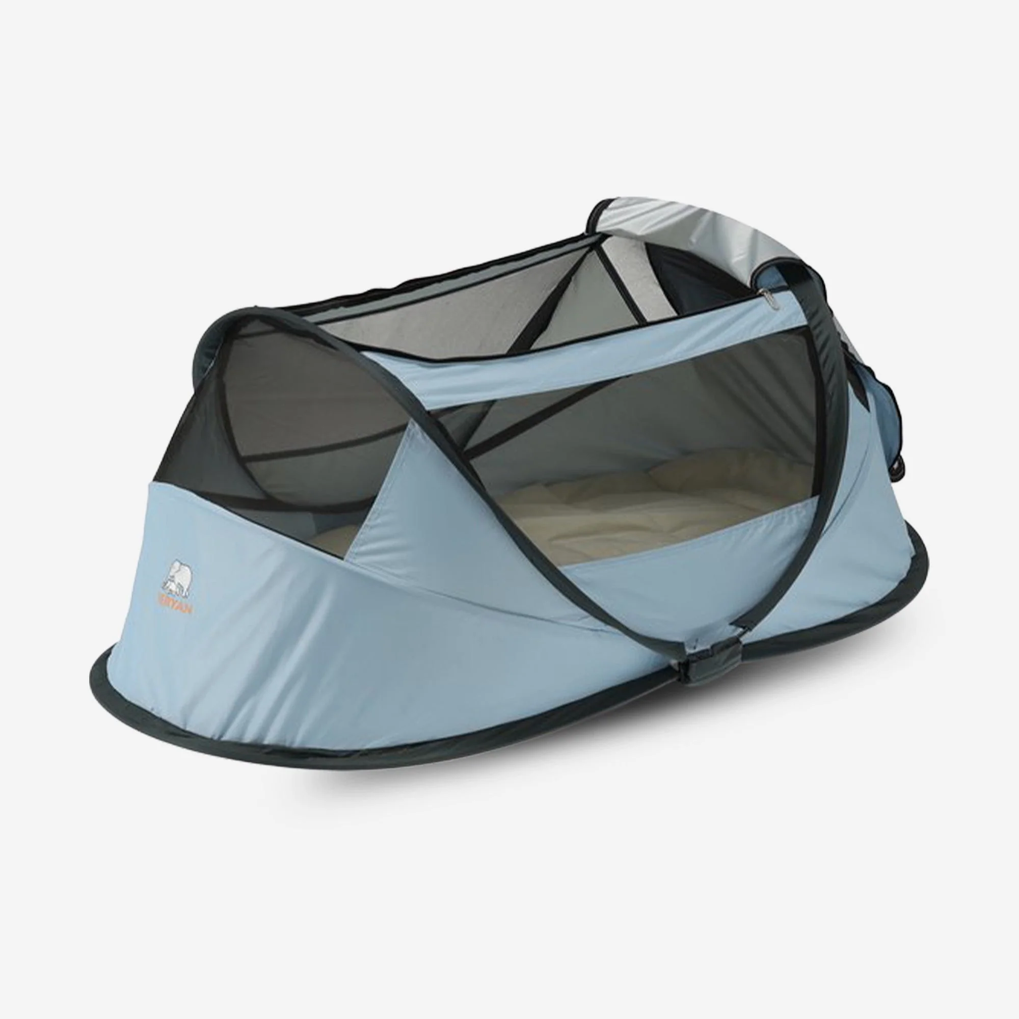 BabyBox tienda para bebés Cuna de camping + colchón - Sky Blue - Image 5