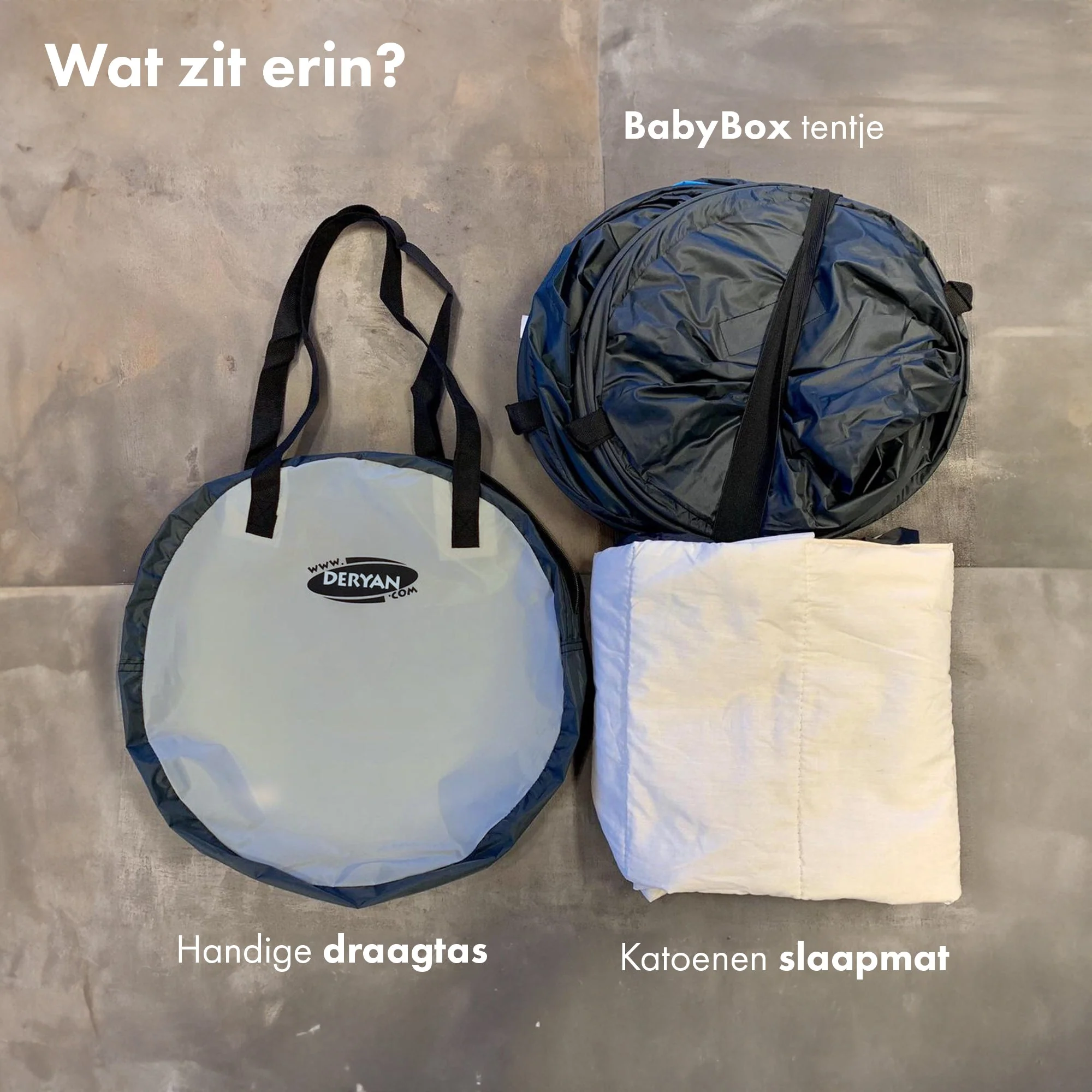 BabyBox tienda para bebés Cuna de camping + colchón - Sky Blue - Image 9