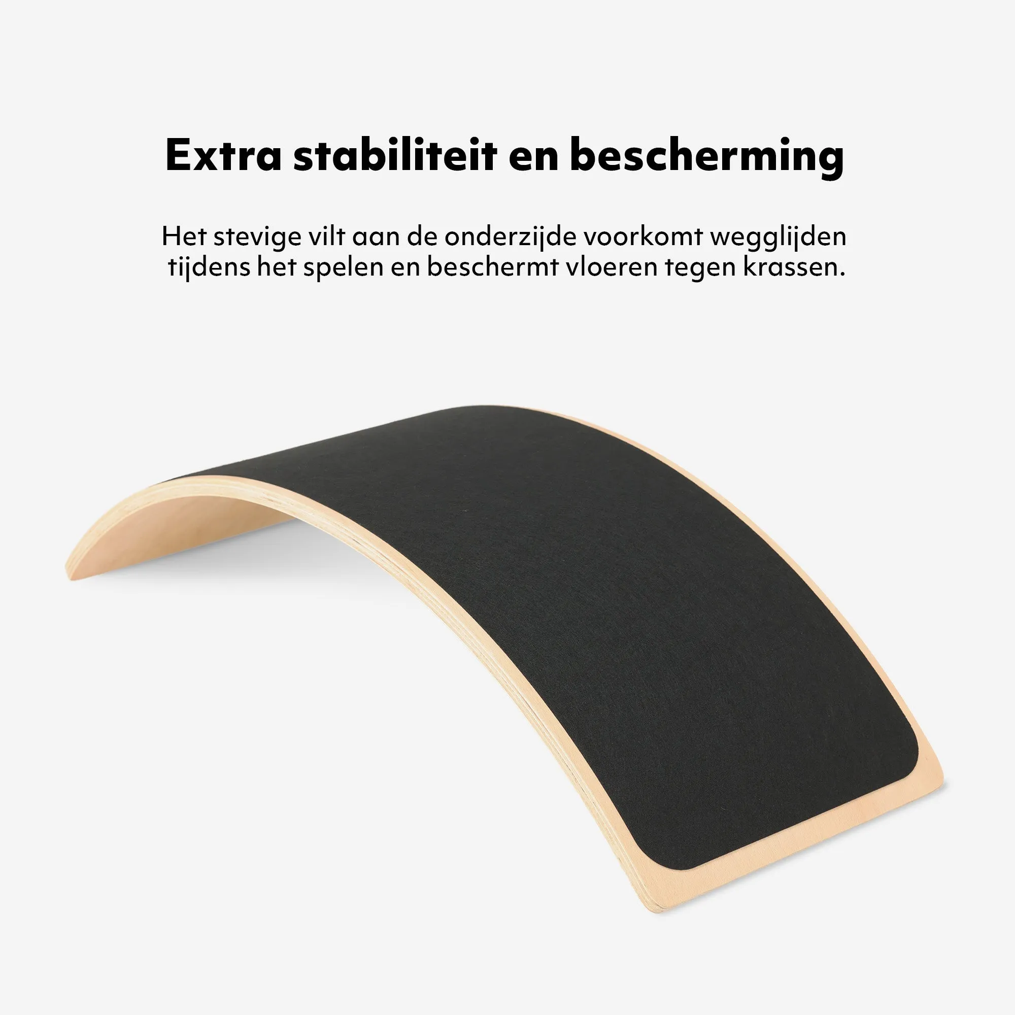 Tabla de equilibrio de madera con fieltro 80 cm - Image 4
