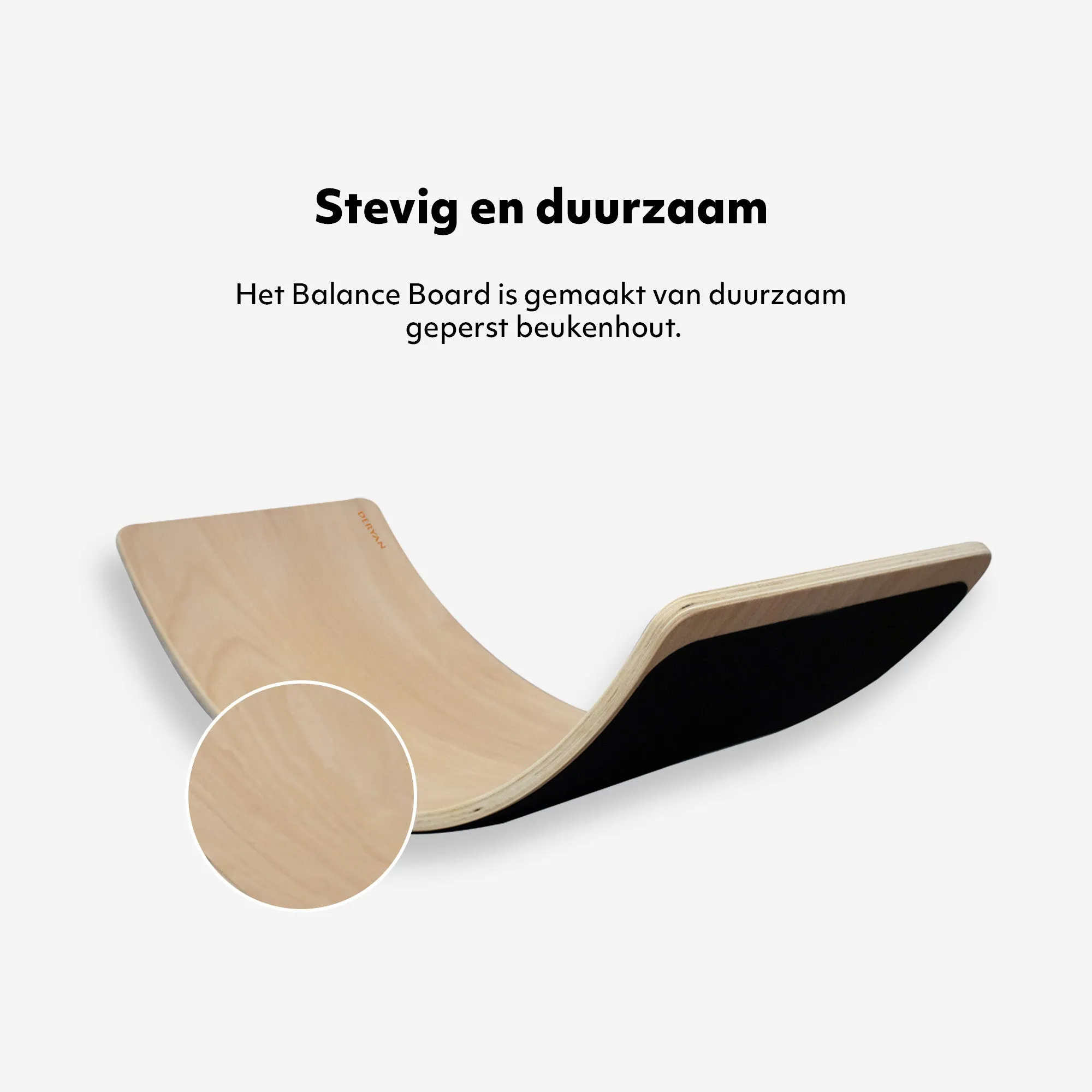 Tabla de equilibrio de madera con fieltro 80 cm - Image 7