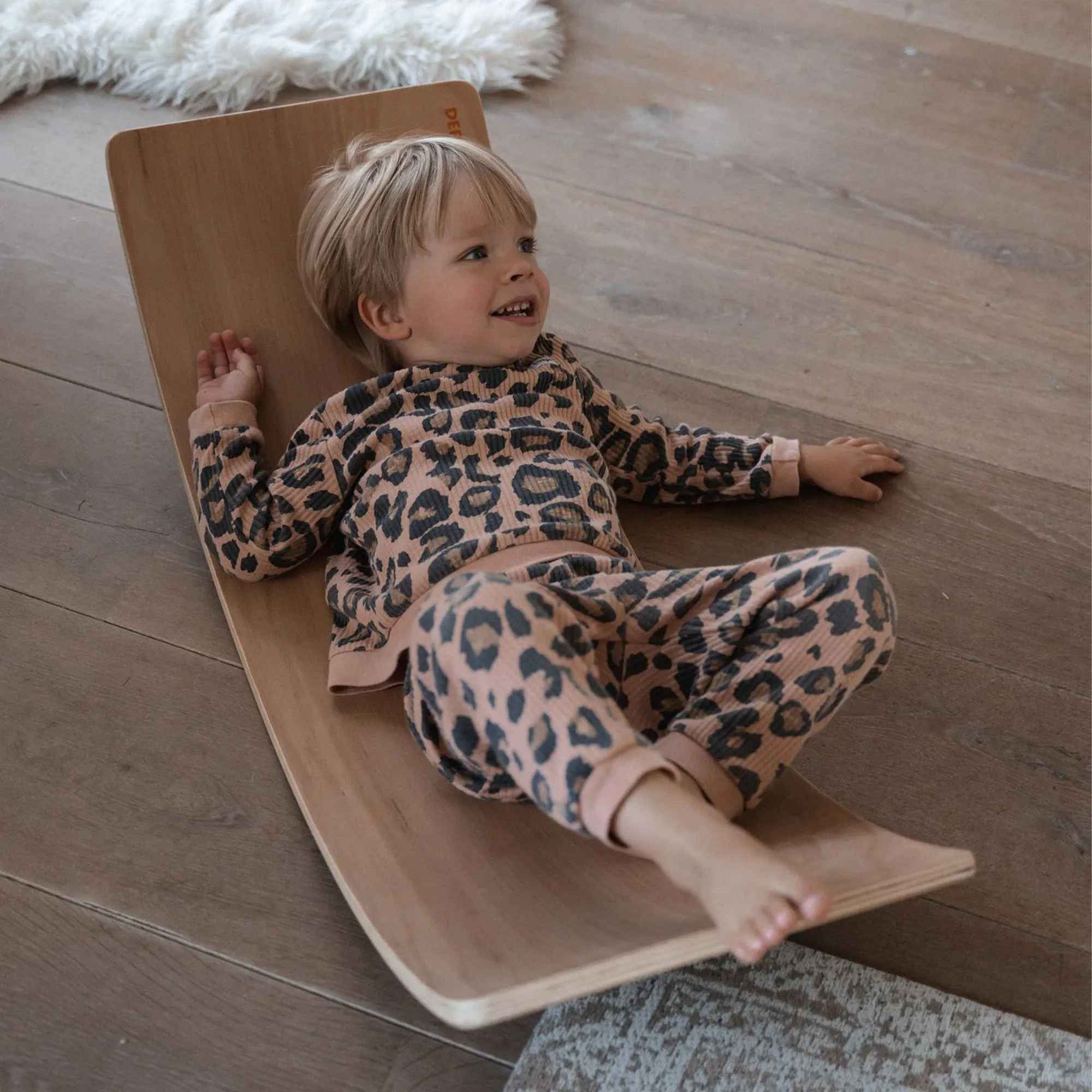 Tabla de equilibrio de madera con fieltro 80 cm - Image 8