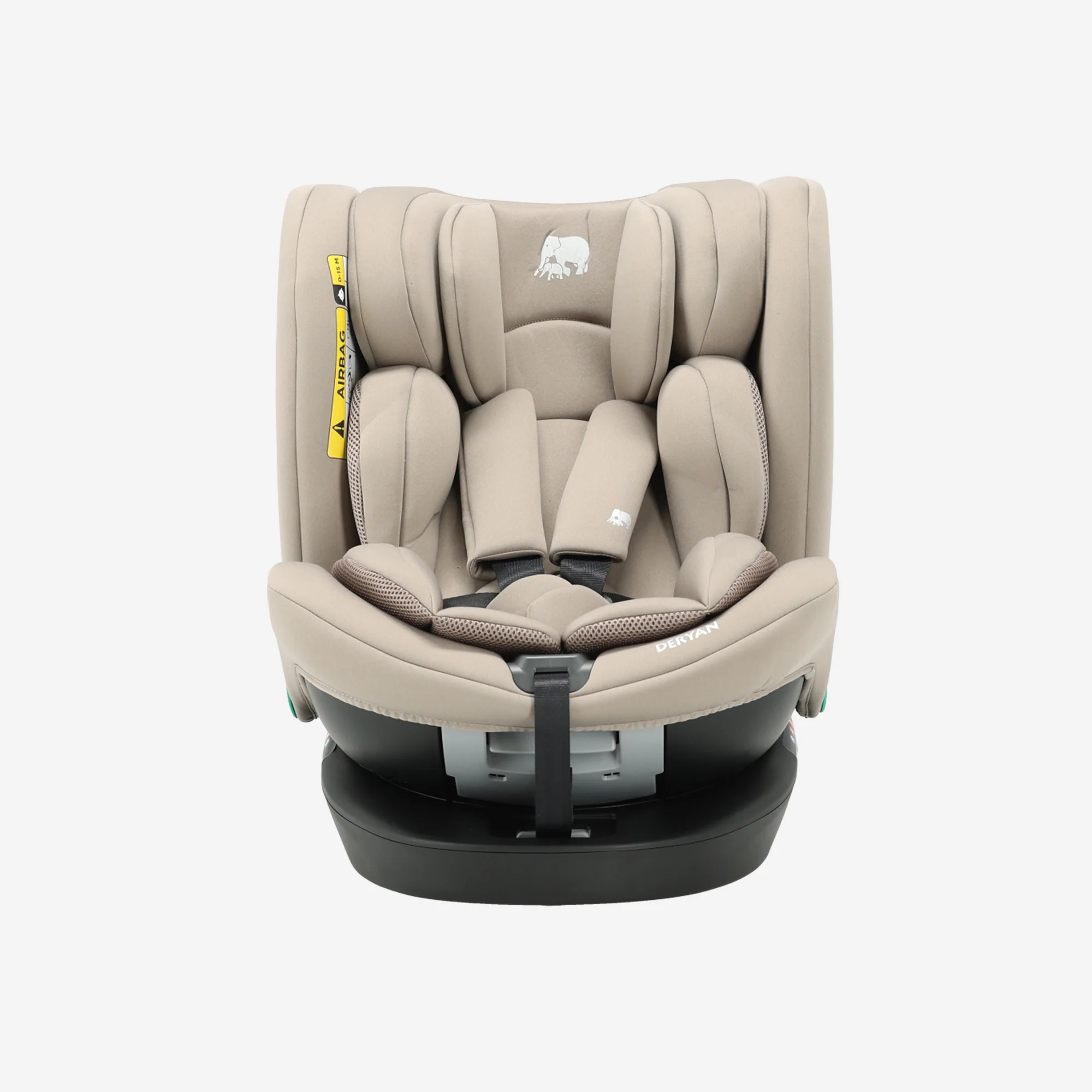 Silla de coche Colin Luxe I-size - Grupos 0-1-2-3 - Isofix - Giratoria 360° - Nougat - Image 2