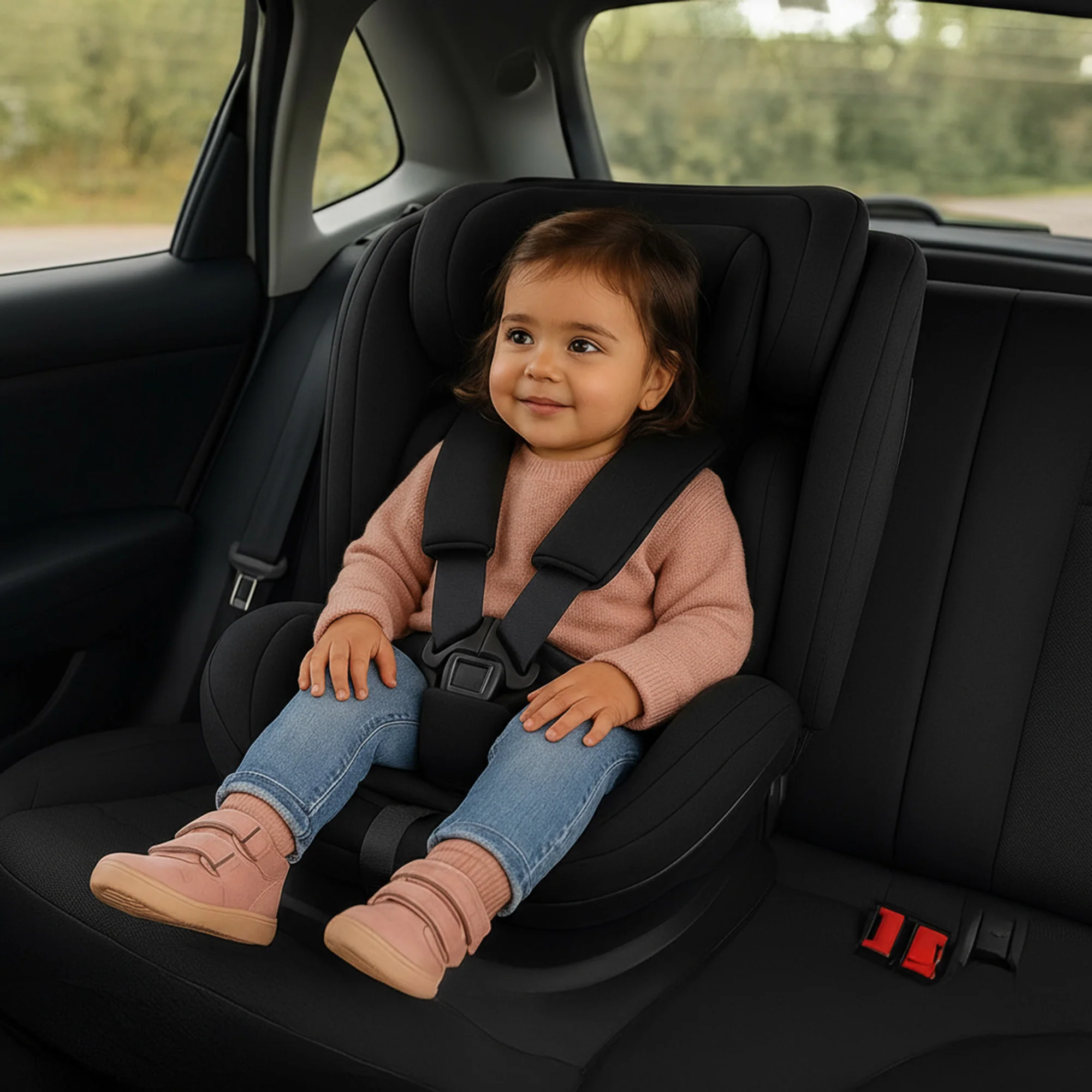 Silla de coche Colin Luxe I-size - Grupos 0-1-2-3 - Isofix - Giratoria 360° - Nougat - Image 4