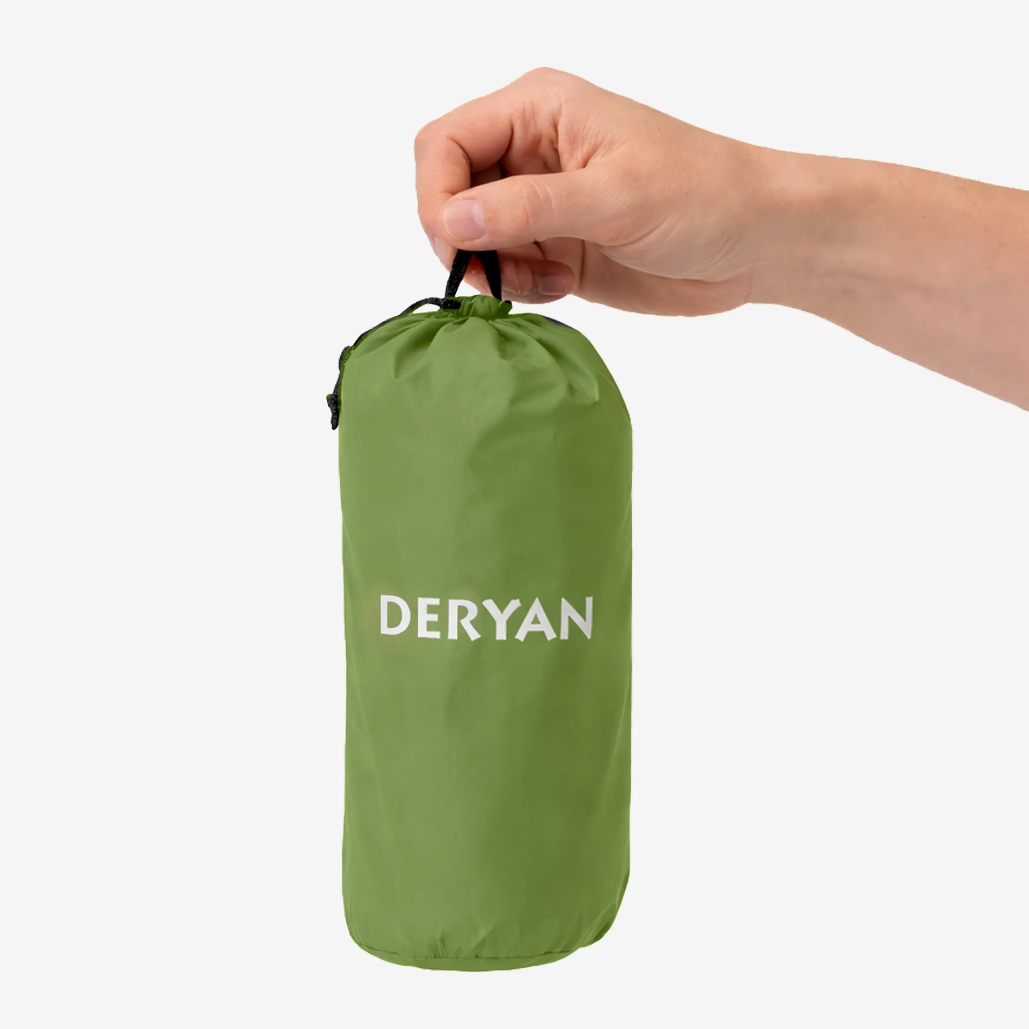 Colchón hinchable Deryan - Autoinflable con bomba incorporada - Colchón hinchable para acampada - Incluye bolsa - Verde - Image 4