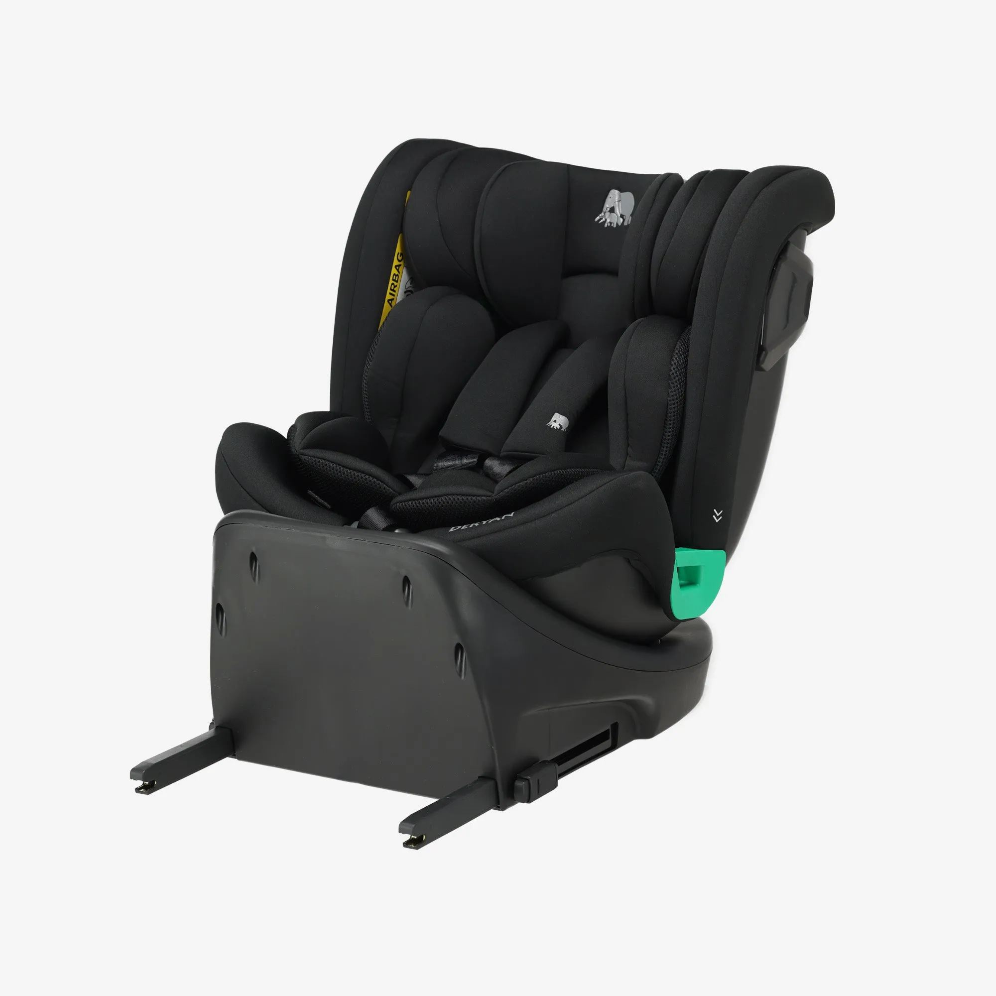 Silla de coche Chase Luxe i-Size - 0-36 kg - Pata de apoyo Isofix - Giratoria 360° - Negro - Image 12