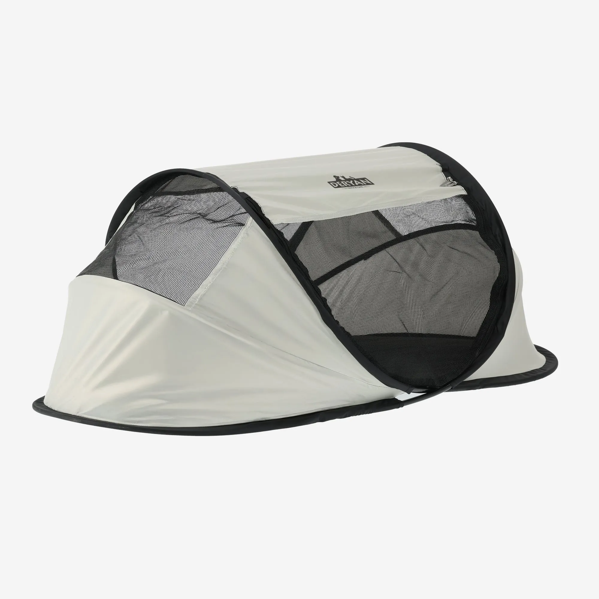 Deryan Perros y Gatos - Luxury Pop-Up Pet Travel-Cot - Corral para perros - Sistema pop-up - Banco plegable - Malla extra gruesa - Mediano - Image 3