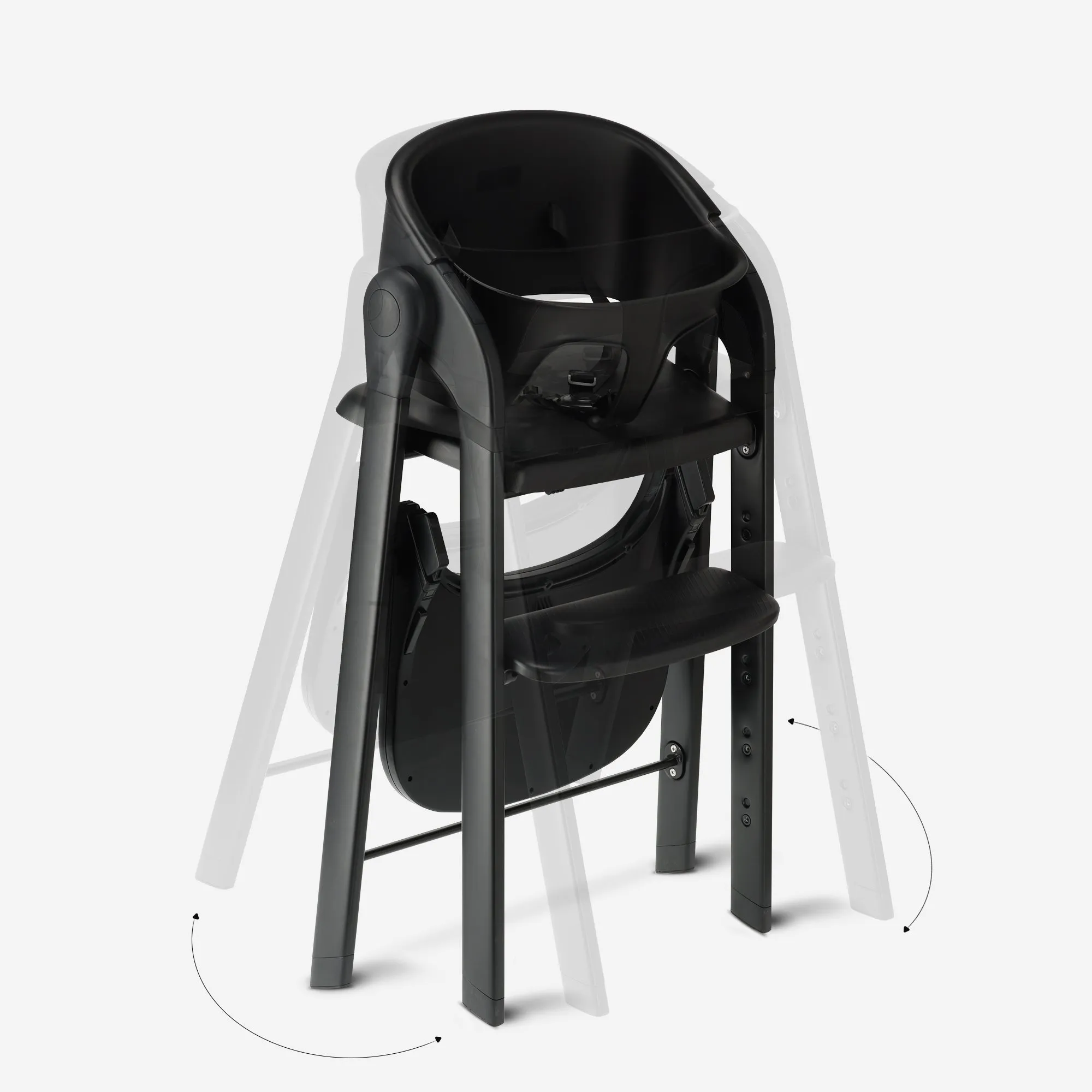 DERYAN Trona de Lujo con Hamaca - Negro/Nougat - Image 10
