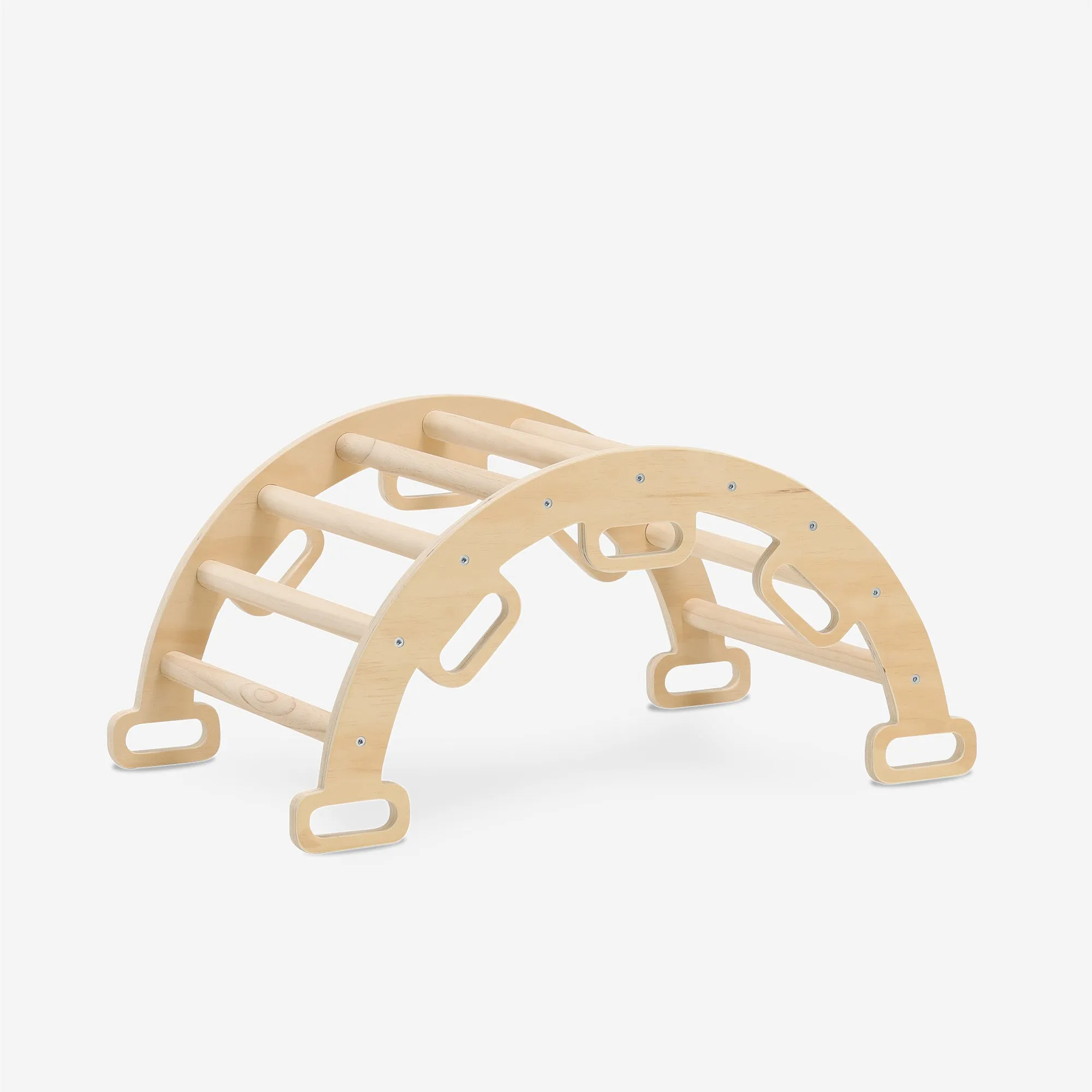 Estructura de escalada XXL de lujo - Triángulo plegable + Arco de escalada + Rampa con tobogán - Image 8