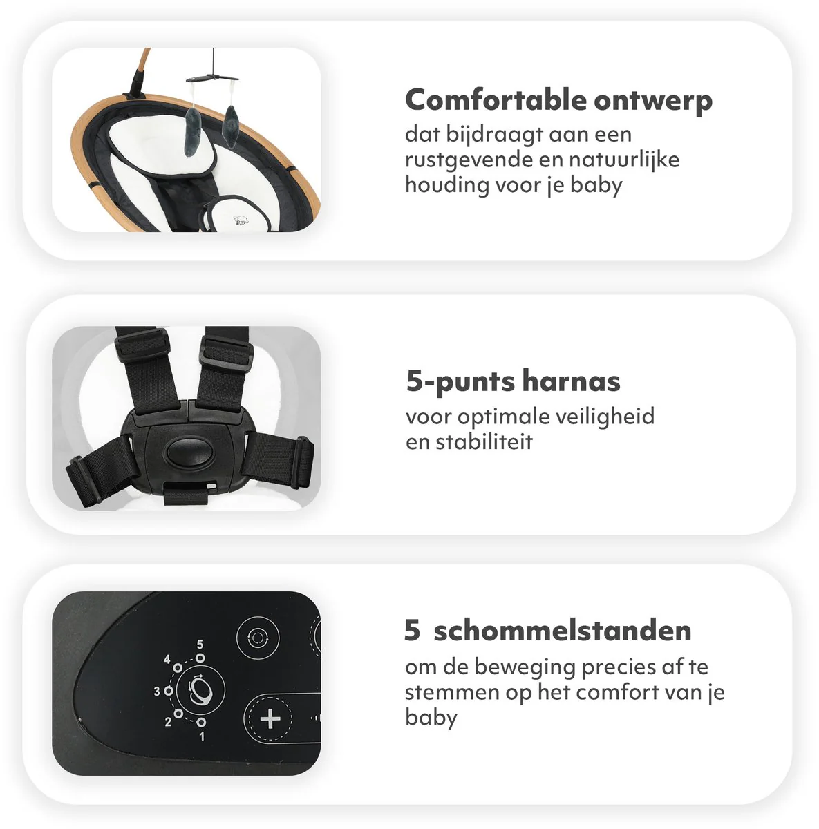 Silla mecedora eléctrica de madera - Image 6