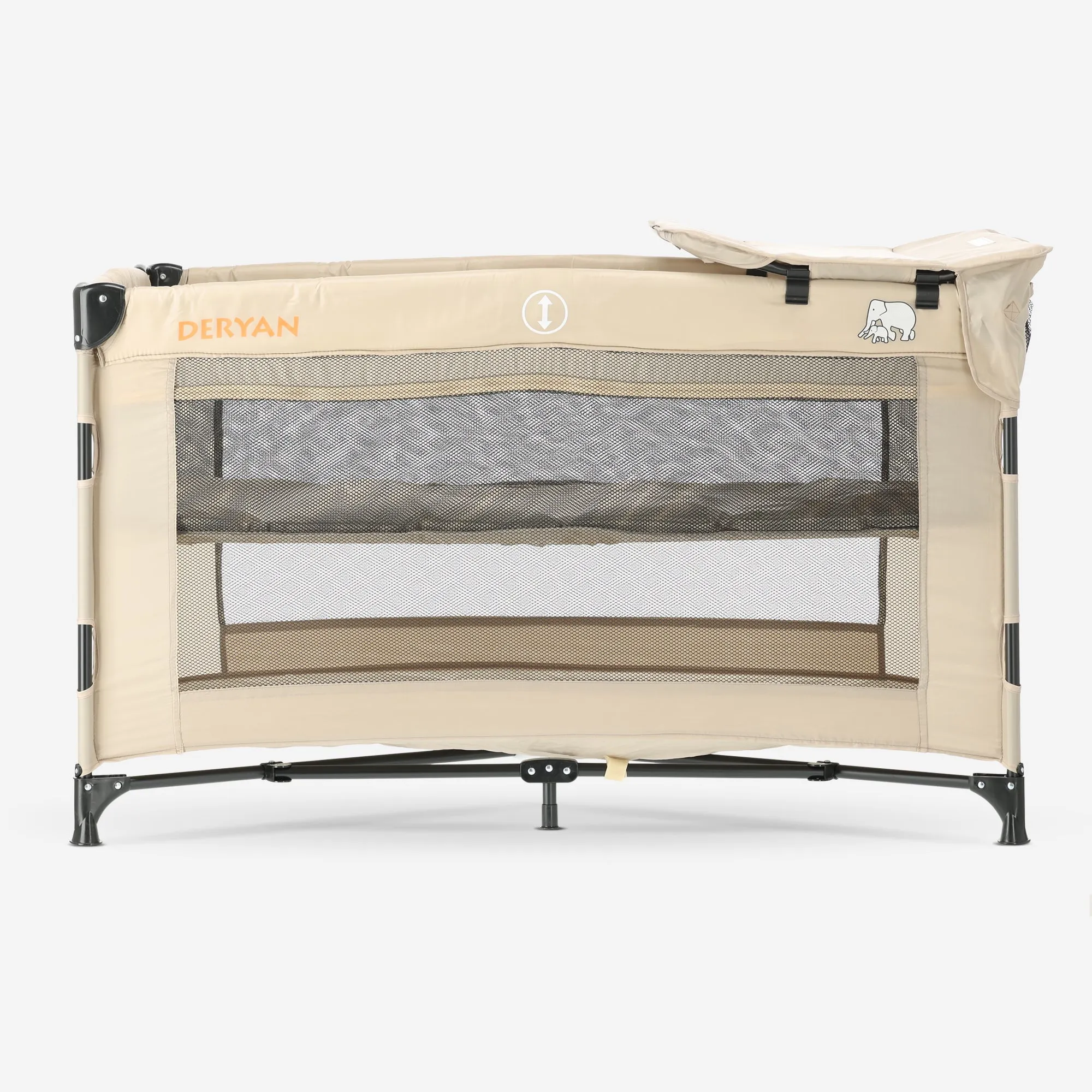 Cama de Camping de Lujo Crema