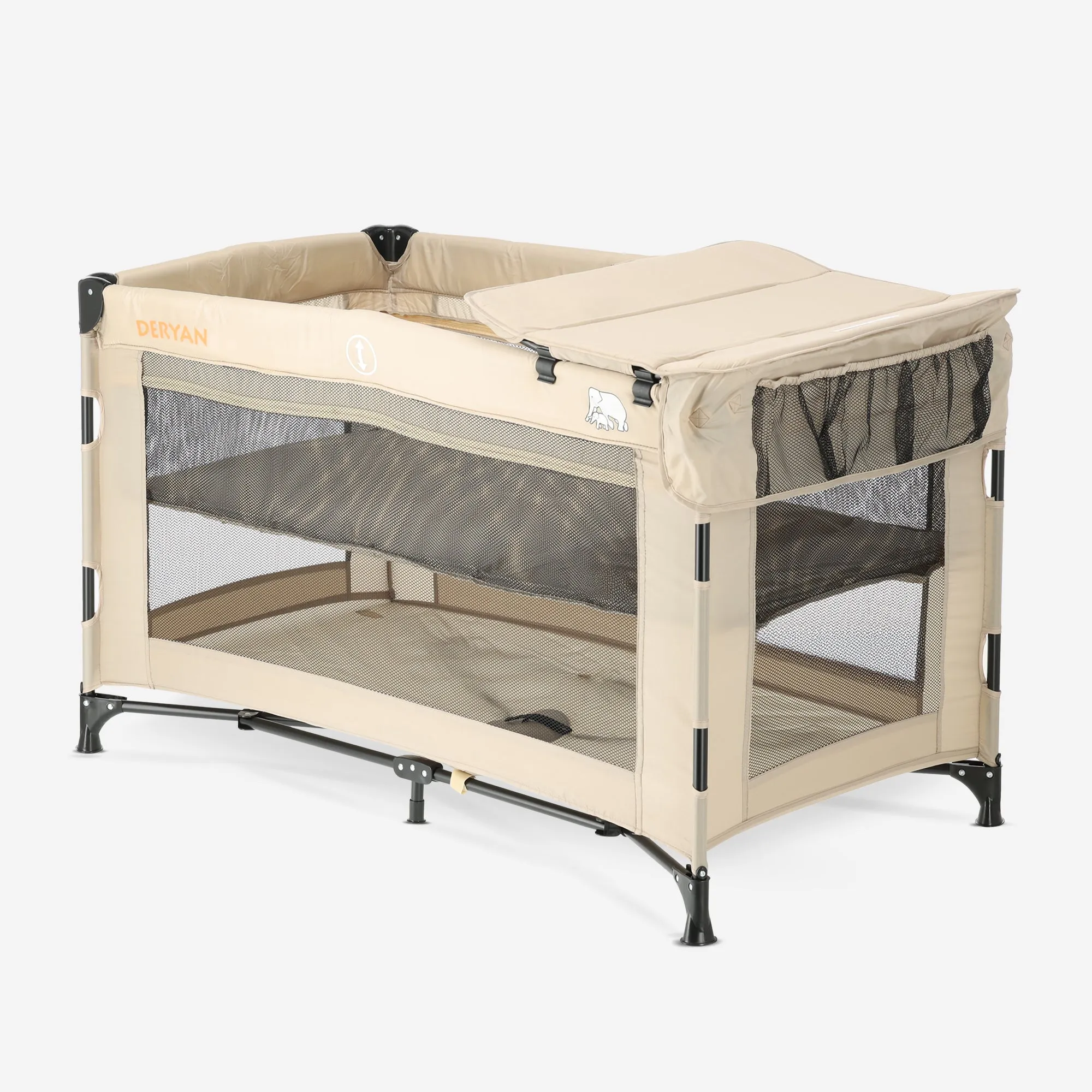Cama de Camping de Lujo Crema - Image 4