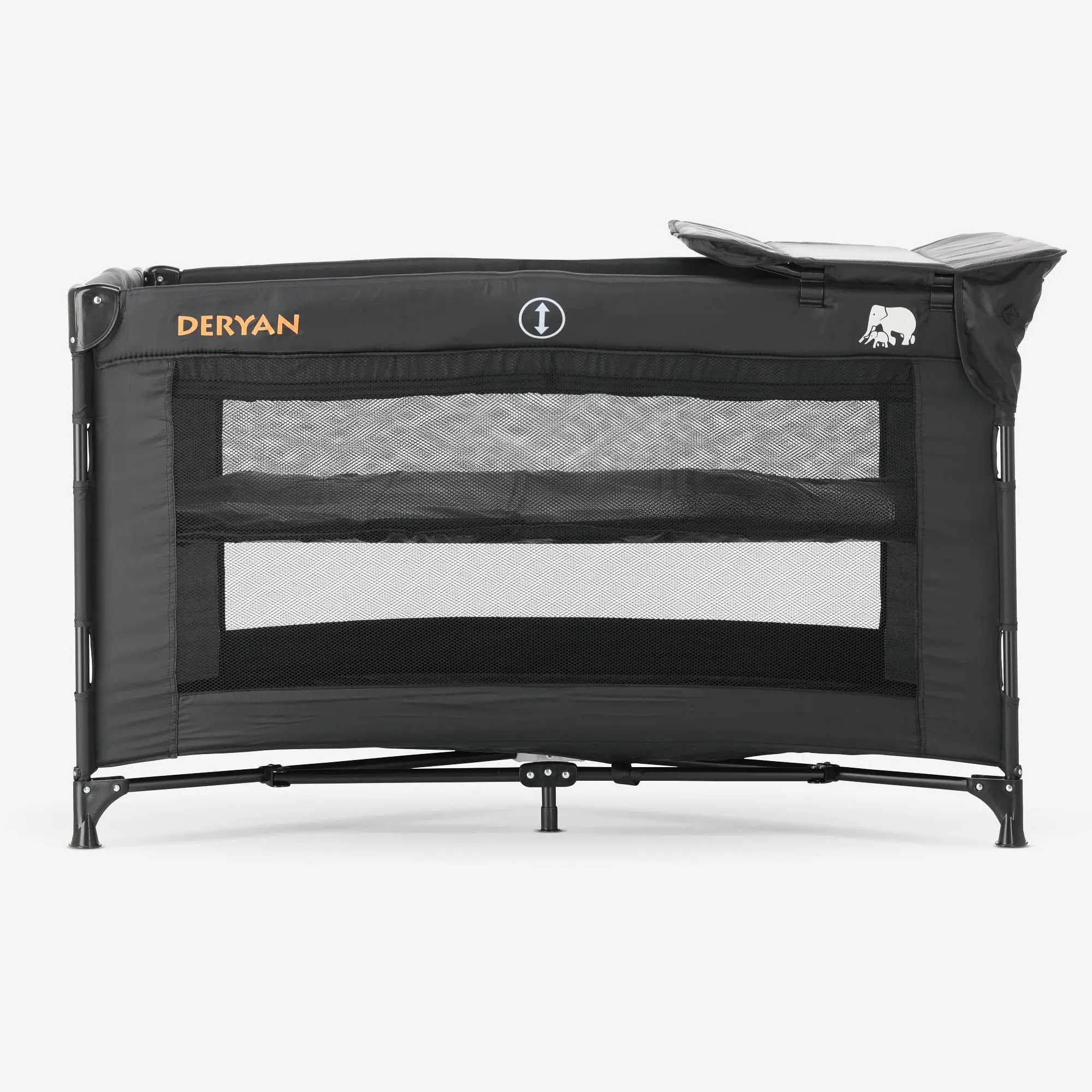 Cama de Camping de Lujo Negra