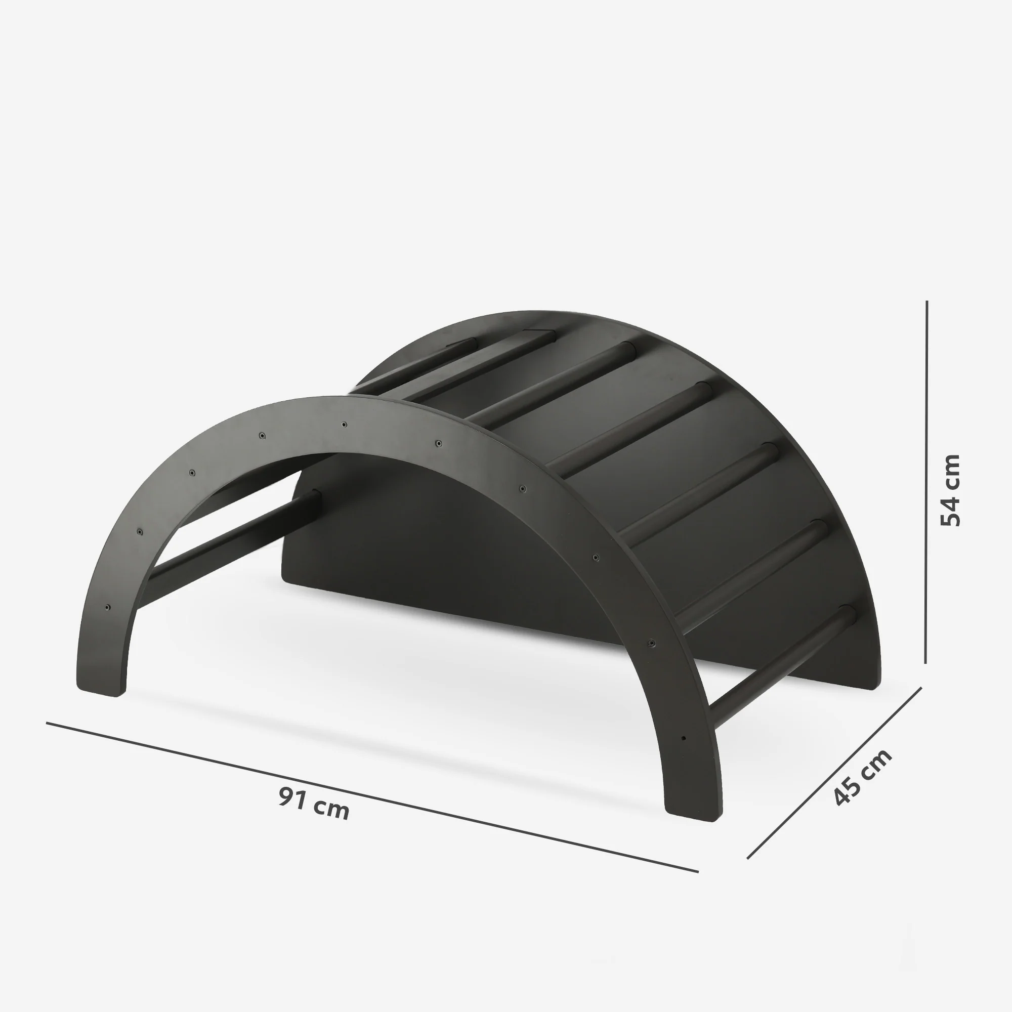 Arco multifuncional para trepar - Modelo 5 en 1 - Arco de juegos - Estructura para trepar - Equipo de juegos - Incluye cojín - Mesa de dibujo - Negro - Image 4