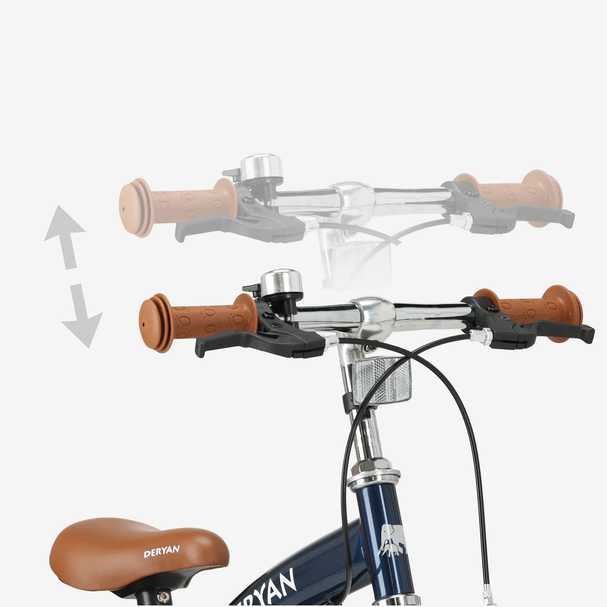 Bicicleta infantil de lujo 12 pulgadas - 3 en 1 - bicicleta de equilibrio Azul - Image 7