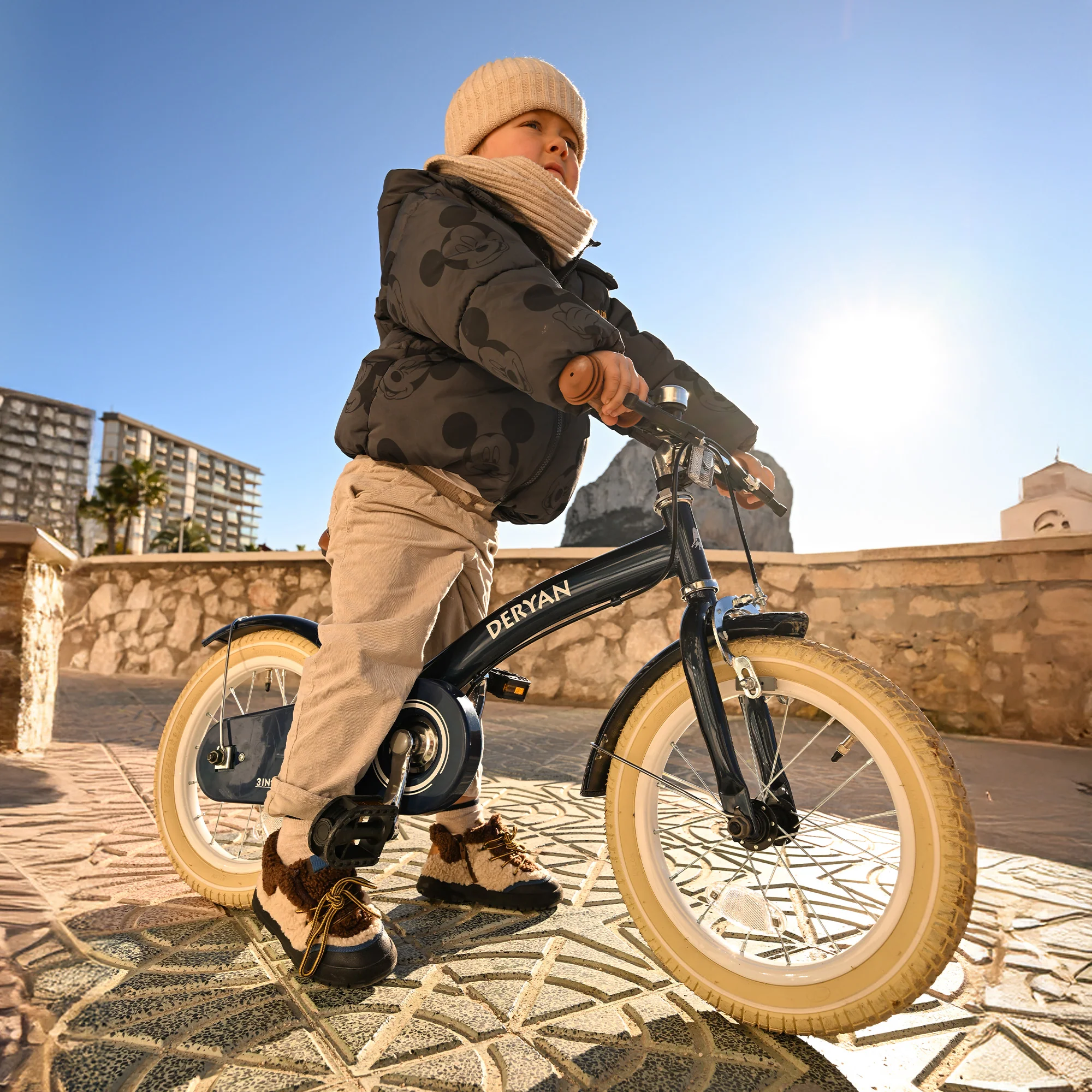 Bicicleta infantil de lujo 12 pulgadas - 3 en 1 - bicicleta de equilibrio Azul - Image 9