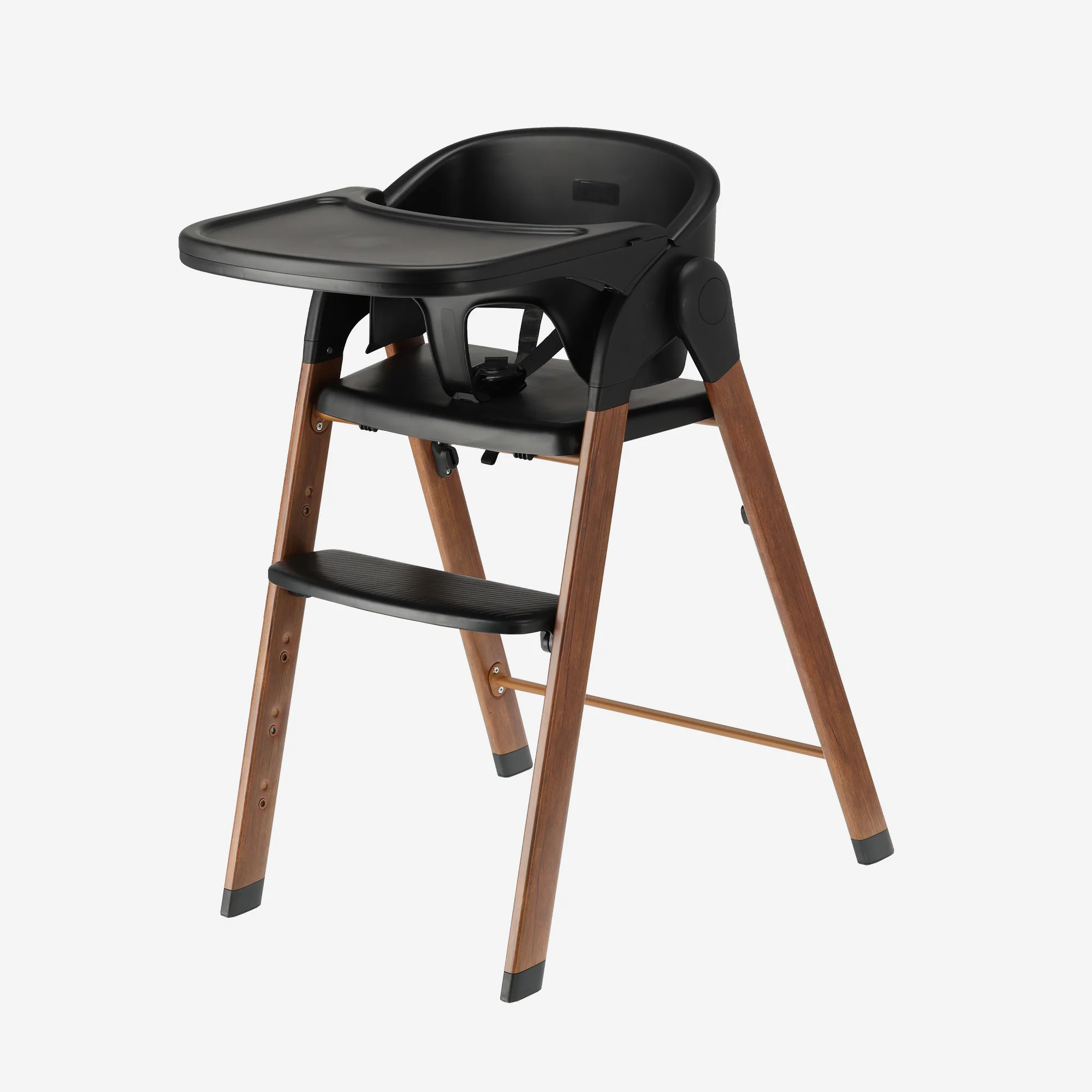 Trona de lujo Negro / Madera - Image 9