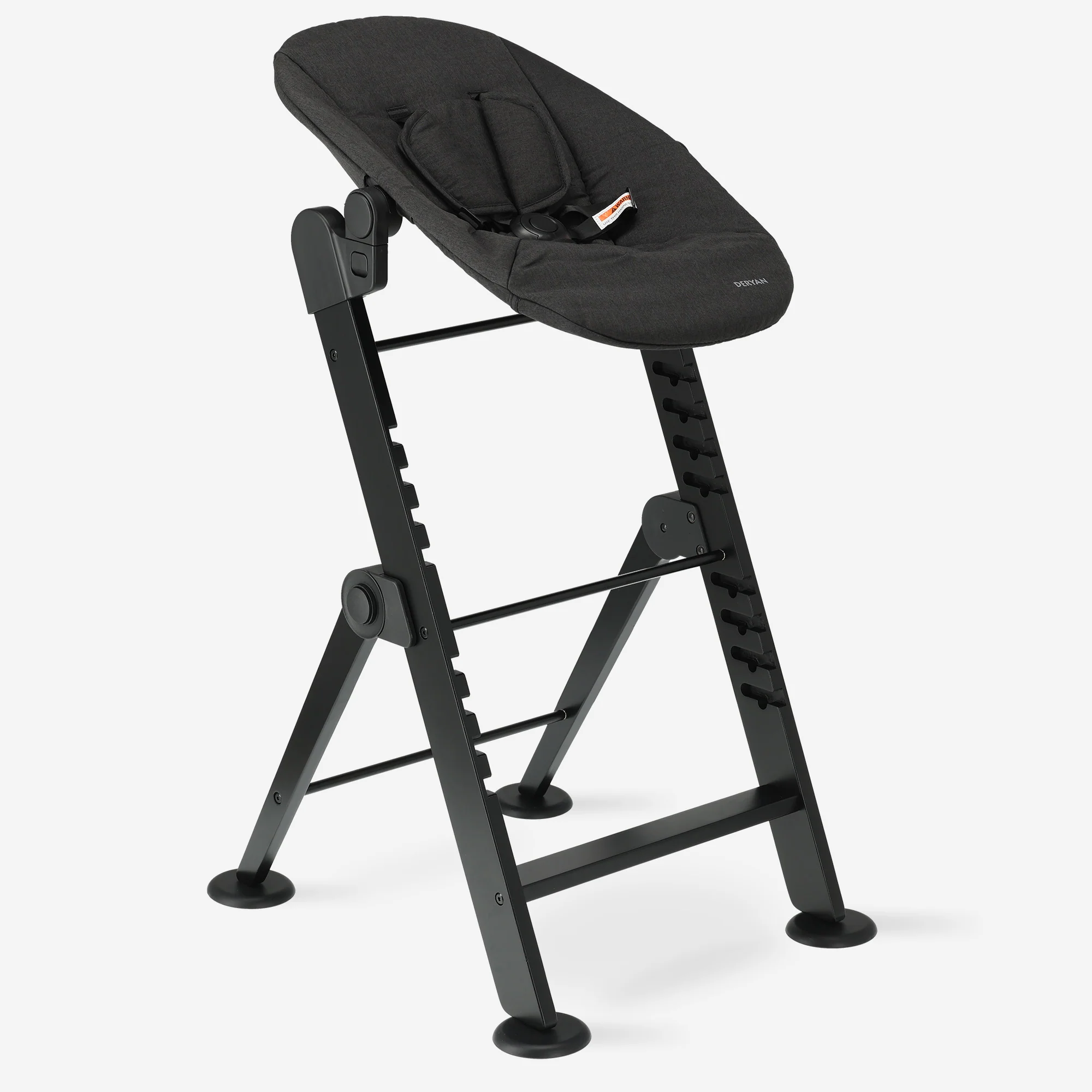 Odin Luxury Wooden Growing Chair Trona con Hamaca - Incluye Bandeja Comedor - Trona Ajustable - Negro - Image 15