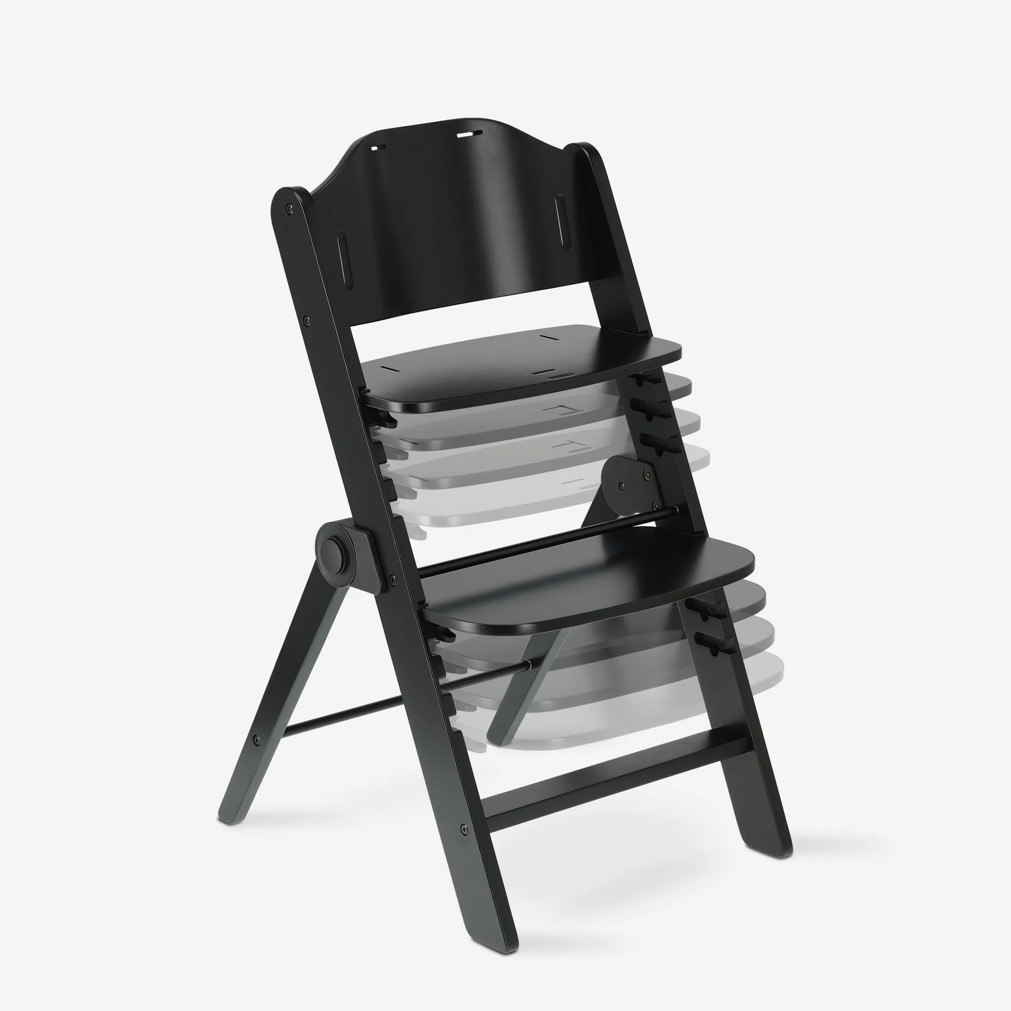 Odin Luxury Wooden Growing Chair Trona con Hamaca - Incluye Bandeja Comedor - Trona Ajustable - Negro - Image 9