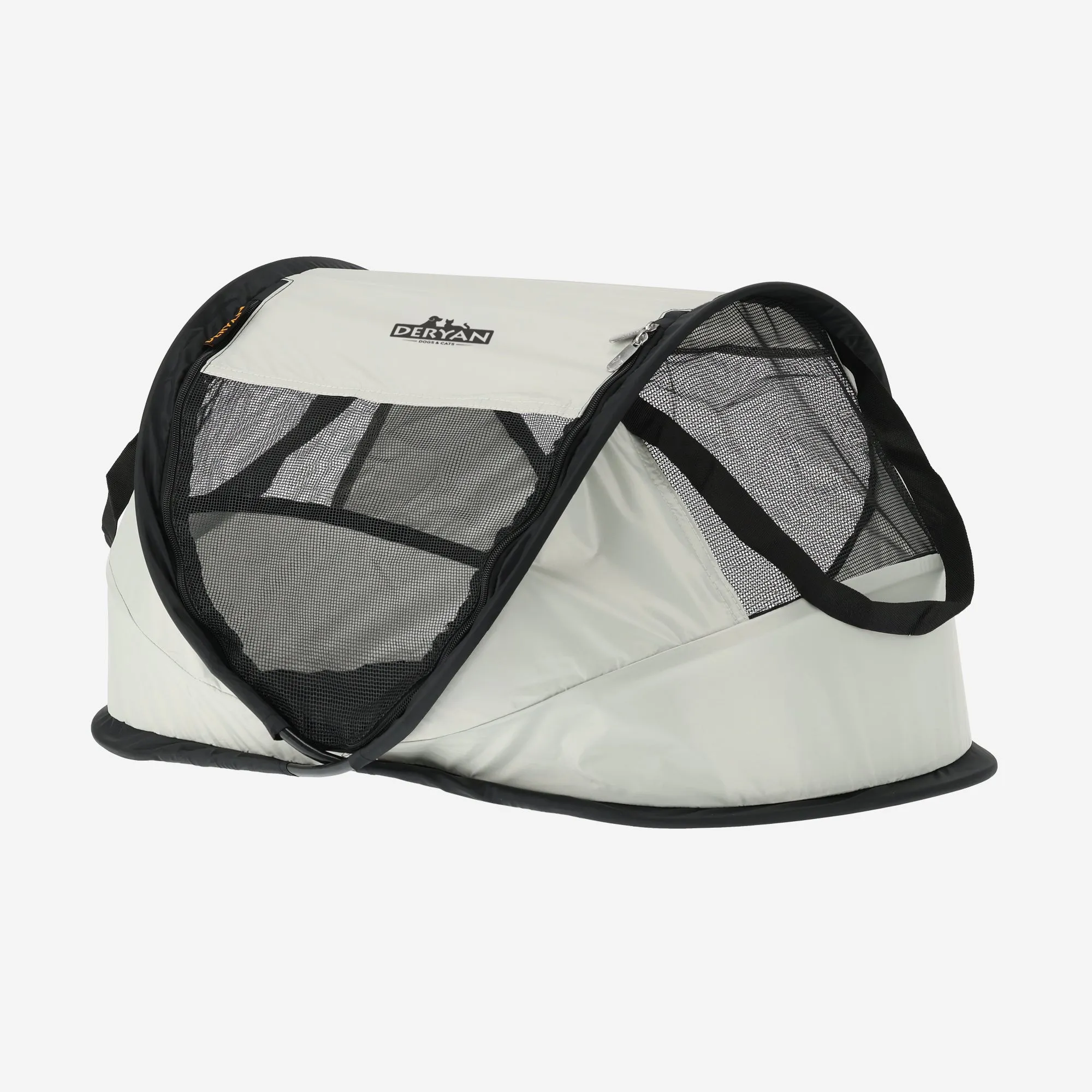Deryan Perros y Gatos - Luxury Pop-Up Pet Travel-Cot - Corral para perros - Sistema pop-up - Banco plegable - Malla extra gruesa - Pequeño - Image 2